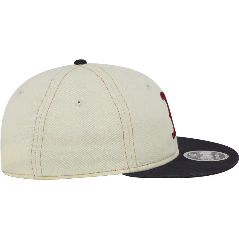 bezowa-i-granatowa-czapka-z-daszkiem-9fifty-retro-crown-denim-boston-red-sox-mlb-new-era