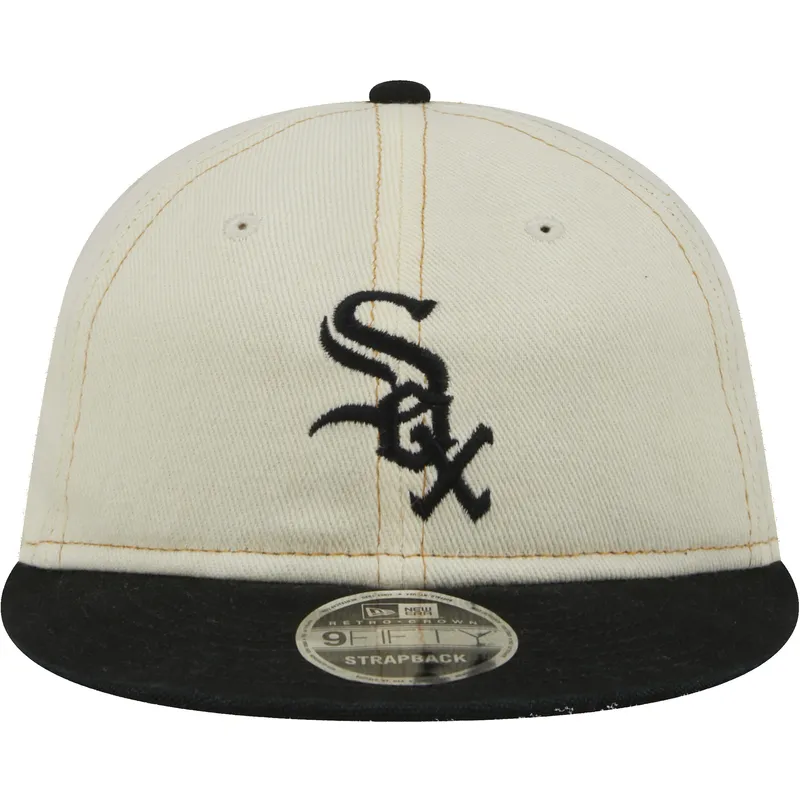 czapka-z-plaskim-daszkiem-bezowo-czarna-9fifty-retro-crown-denim-chicago-white-sox-mlb-new-era