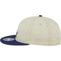 bezowa-i-niebieska-czapka-z-daszkiem-9fifty-retro-crown-denim-los-angeles-dodgers-mlb-new-era