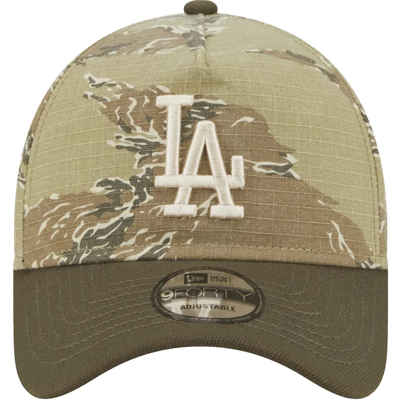 czapka-z-zakrzywionym-daszkiem-kamuflaz-snapback-9forty-a-frame-two-tone-tiger-los-angeles-dodgers-mlb-new-era