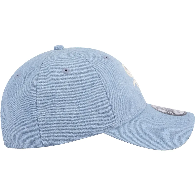 kepure-islenkta-melyna-reguliuojamas-9twenty-washed-denim-chicago-white-sox-mlb-new-era