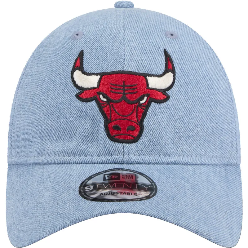 cap-islenkta-blue-adjustable-strap-9twenty-washed-denim-chicago-bulls-nba-new-era