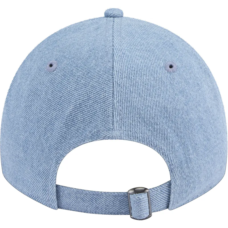 kepure-islenkta-melyna-reguliuojamas-9twenty-washed-denim-los-angeles-lakers-nba-new-era