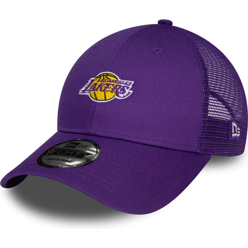 kepure-islenkta-violetine-reguliuojamas-9forty-home-field-los-angeles-lakers-nba-new-era