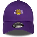 kepure-islenkta-violetine-reguliuojamas-9forty-home-field-los-angeles-lakers-nba-new-era