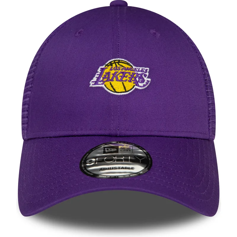 kepure-islenkta-violetine-reguliuojamas-9forty-home-field-los-angeles-lakers-nba-new-era