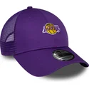 kepure-islenkta-violetine-reguliuojamas-9forty-home-field-los-angeles-lakers-nba-new-era