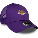 new-era-curved-brim-9forty-home-field-los-angeles-lakers-nba-purple-adjustable-cap