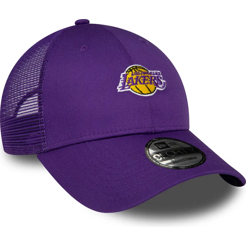 kepure-islenkta-violetine-reguliuojamas-9forty-home-field-los-angeles-lakers-nba-new-era