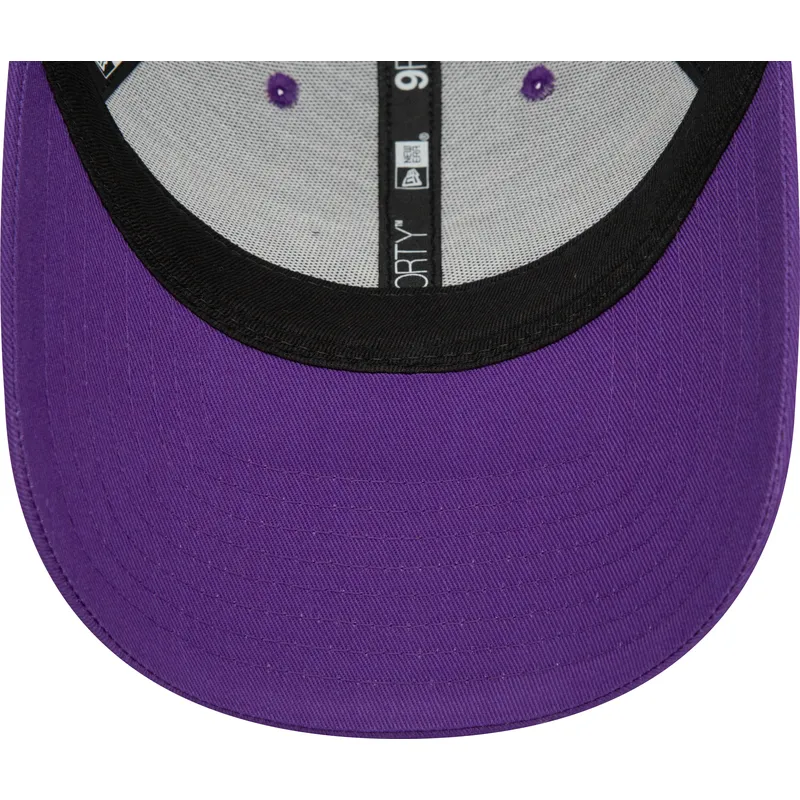 kepure-islenkta-violetine-reguliuojamas-9forty-home-field-los-angeles-lakers-nba-new-era