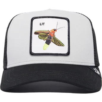 Kepurė išlenkta vilkikas juoda snapback luciérnaga Lit The Farm Premium The Farm de Goorin Bros.