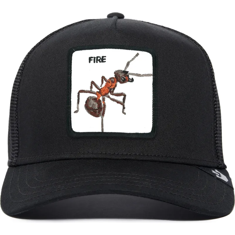 kepure-islenkta-vilkikas-juoda-snapback-hormiga-fire-the-farm-premium-the-farm-de-goorin-bros