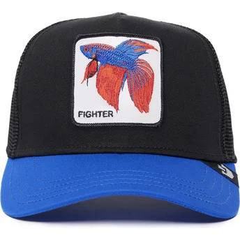 Kepurė išlenkta vilkikas juoda snapback pez luchador Siam Fighter The Farm Premium The Farm de Goorin Bros.