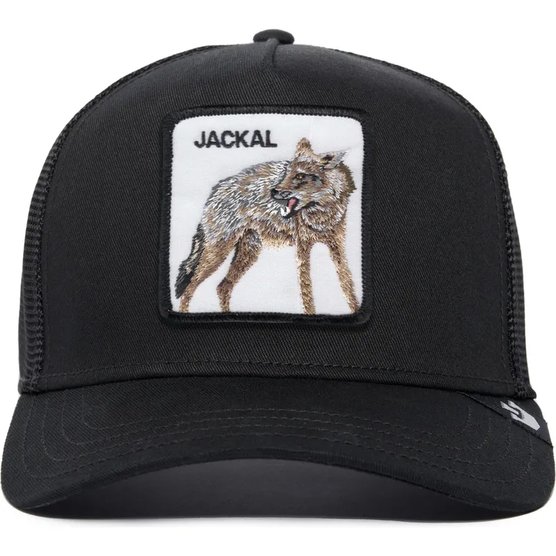 kepure-islenkta-vilkikas-juoda-snapback-chacal-jackal-the-farm-premium-the-farm-de-goorin-bros