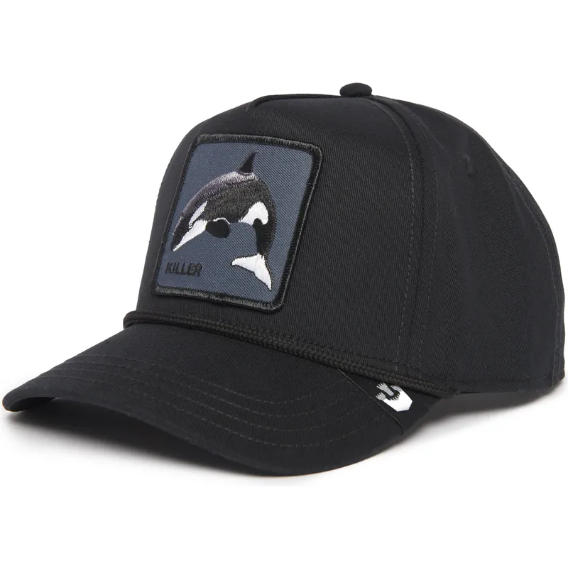 kepure-islenkta-juoda-snapback-killer-whale-100-the-farm-all-over-canvas-the-farm-goorin-bros