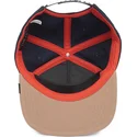 kepure-plokscia-tamsiai-melyna-snapback-marron-lobo-lone-wolf-one-pack-the-farm-flats-the-farm-de-goorin-bros