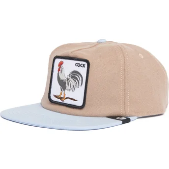 Kepurė plokščia ruda snapback Cock Free Range The Farm Flats The Farm Goorin Bros.