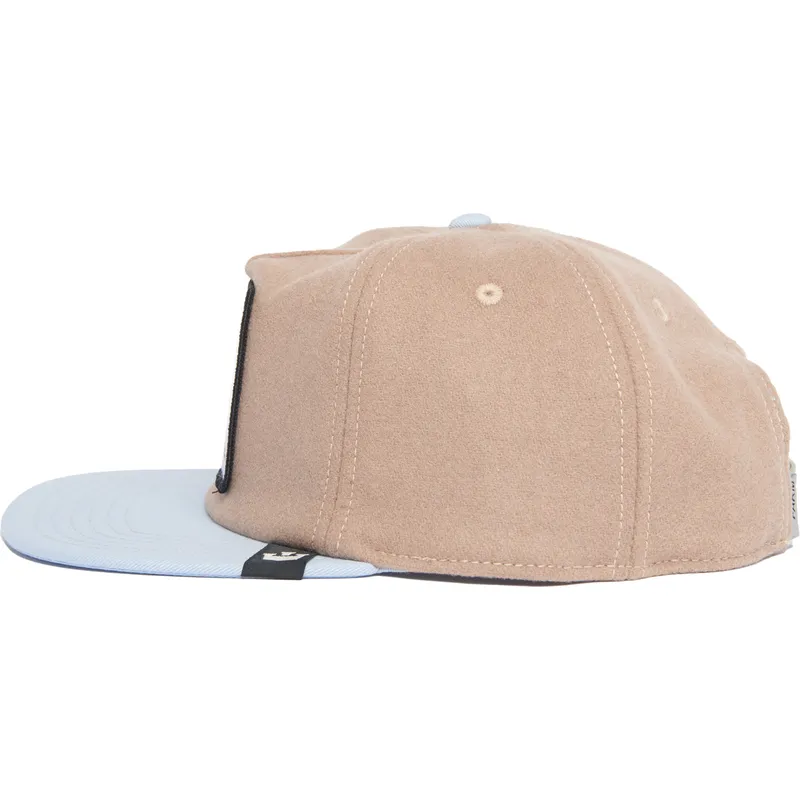 kepure-plokscia-ruda-snapback-gallo-cock-free-range-the-farm-flats-the-farm-de-goorin-bros