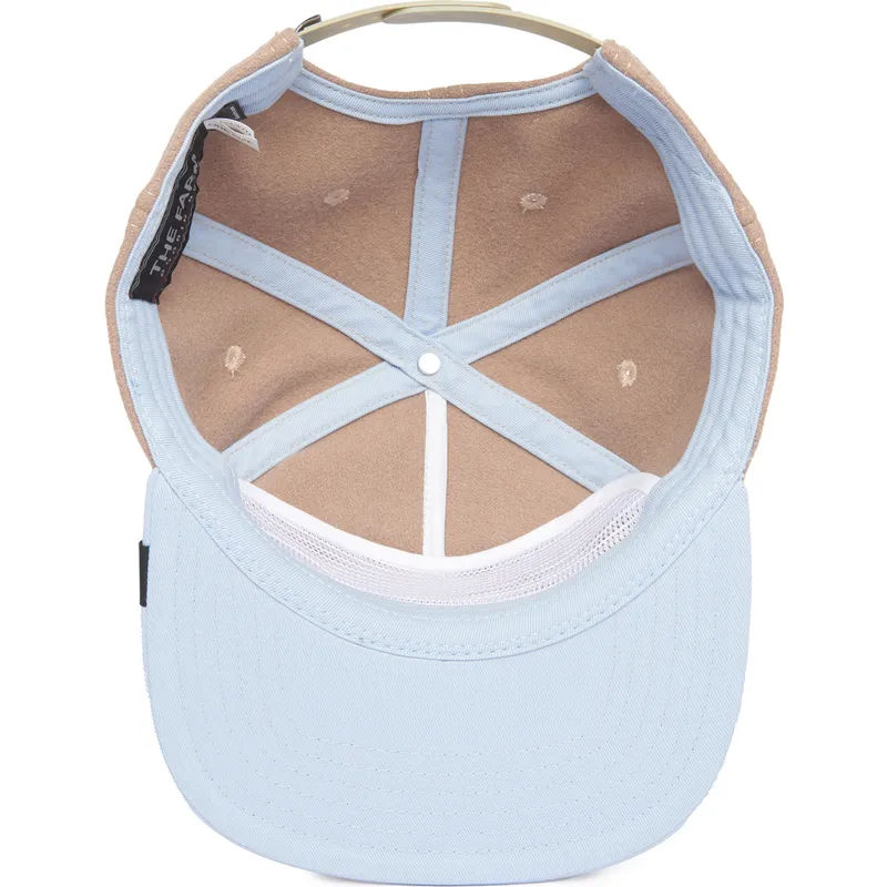 kepure-plokscia-ruda-snapback-cock-free-range-the-farm-flats-the-farm-goorin-bros