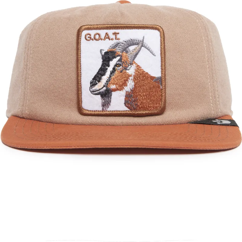 kepure-plokscia-ruda-snapback-cabra-goat-alpine-base-the-farm-flats-the-farm-de-goorin-bros