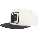 kepure-plokscia-balta-snapback-pantera-black-panther-stealth-explorer-the-farm-flats-the-farm-de-goorin-bros