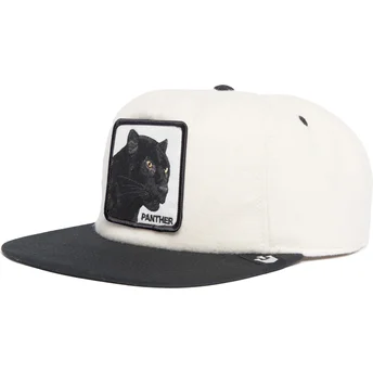 Cap plokščia white snapback The Farm de Goorin Bros.