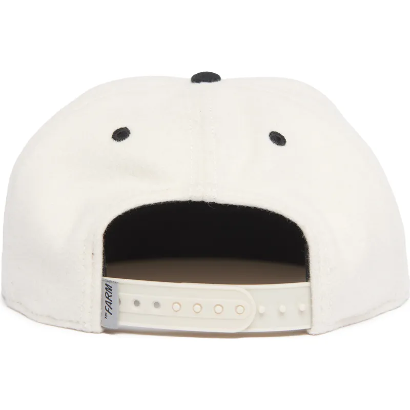 czapka-plaska-biala-i-czarna-snapback-pantera-black-panther-stealth-explorer-the-farm-flats-od-goorin-bros