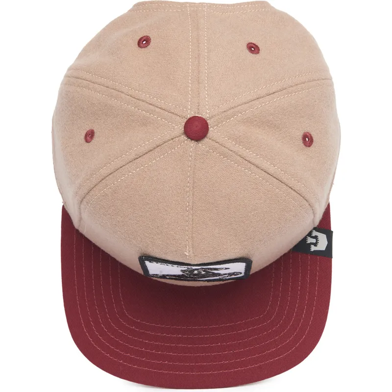 cap-plokscia-brown-snapback-the-farm-de-goorin-bros