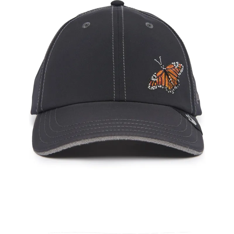 kepure-islenkta-juoda-reguliuojama-juostele-mariposa-long-live-the-queen-the-farm-lady-balls-the-farm-de-goorin-bros