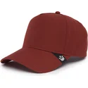 czerwona-zakrzywiona-czapka-snapback-the-farm-nude-od-goorin-bros