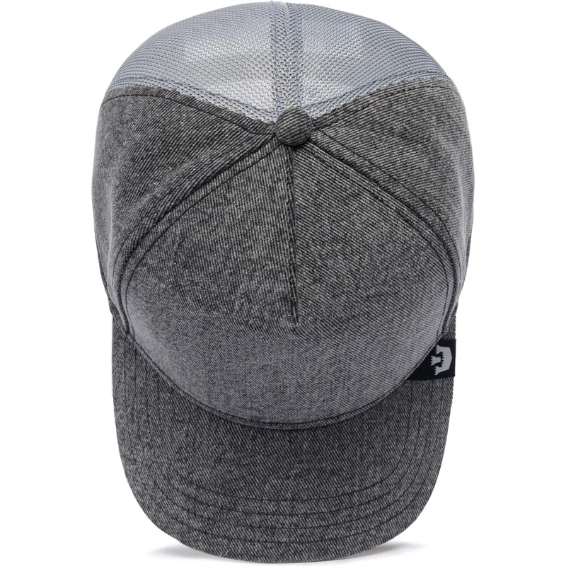 kepure-islenkta-pilka-snapback-the-farm-nude-denim-the-farm-goorin-bros
