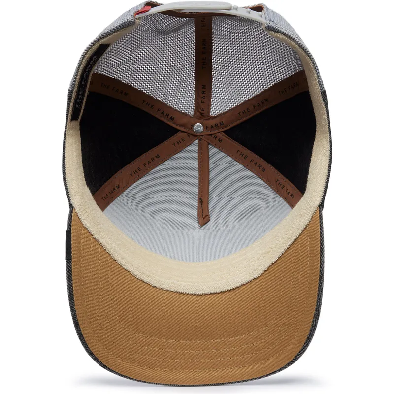 snapback-z-szara-zakrzywiona-daszkiem-the-farm-nude-denim-od-goorin-bros