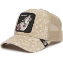 kepure-islenkta-vilkikas-smelio-snapback-lobo-lone-wolf-sign-o-the-times-the-farm-paisley-the-farm-de-goorin-bros