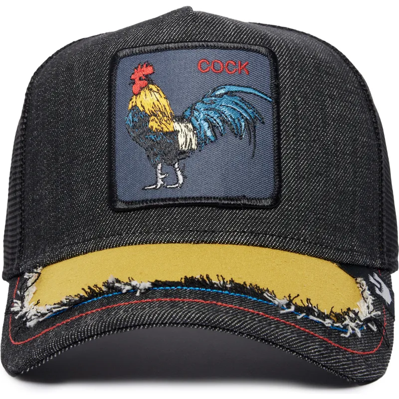 kepure-islenkta-vilkikas-juoda-snapback-gallo-silky-cock-the-farm-silky-roots-the-farm-de-goorin-bros