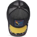 czapka-trucker-czarna-kogut-silky-cock-the-farm-silky-roots-goorin-bros
