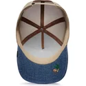 czapka-trucker-niebiesko-bezowa-z-krolikiem-tricky-silky-rabbit-the-farm-silky-roots-od-goorin-bros