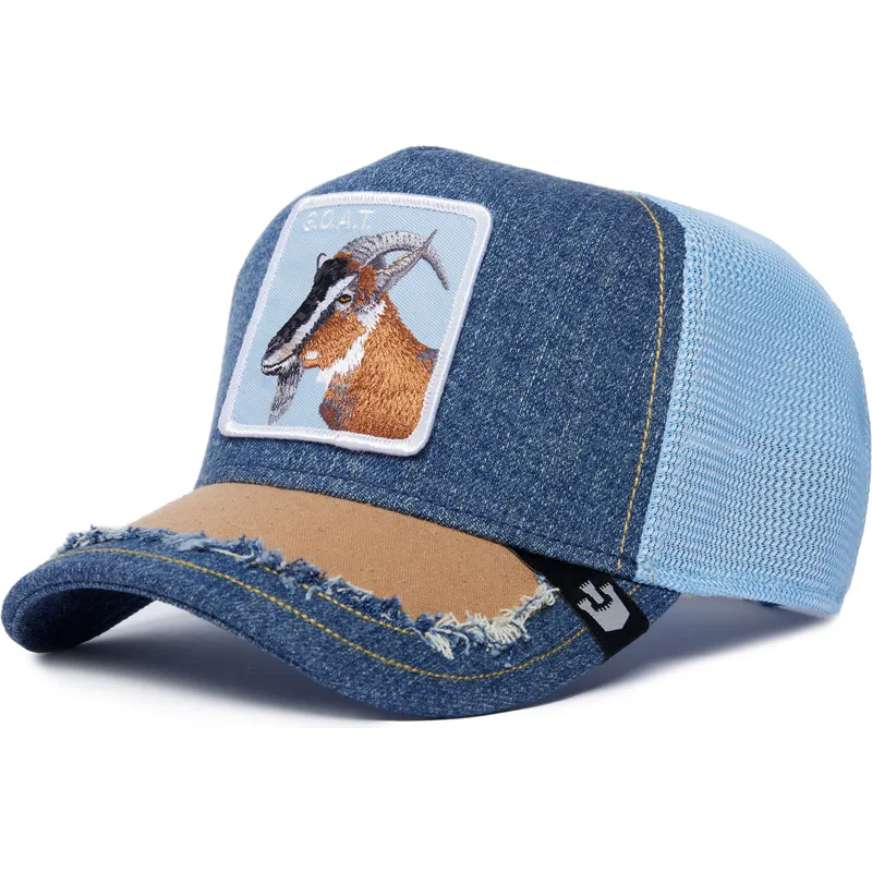 kepure-islenkta-melyna-snapback-goat-silky-goat-the-farm-silky-roots-the-farm-goorin-bros