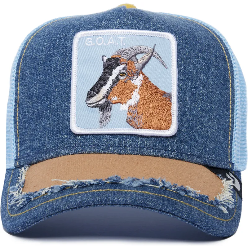 kepure-islenkta-melyna-snapback-goat-silky-goat-the-farm-silky-roots-the-farm-goorin-bros