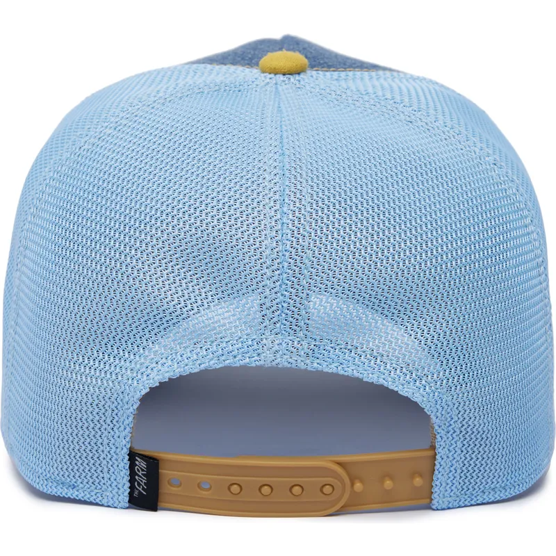 kepure-islenkta-melyna-snapback-goat-silky-goat-the-farm-silky-roots-the-farm-goorin-bros
