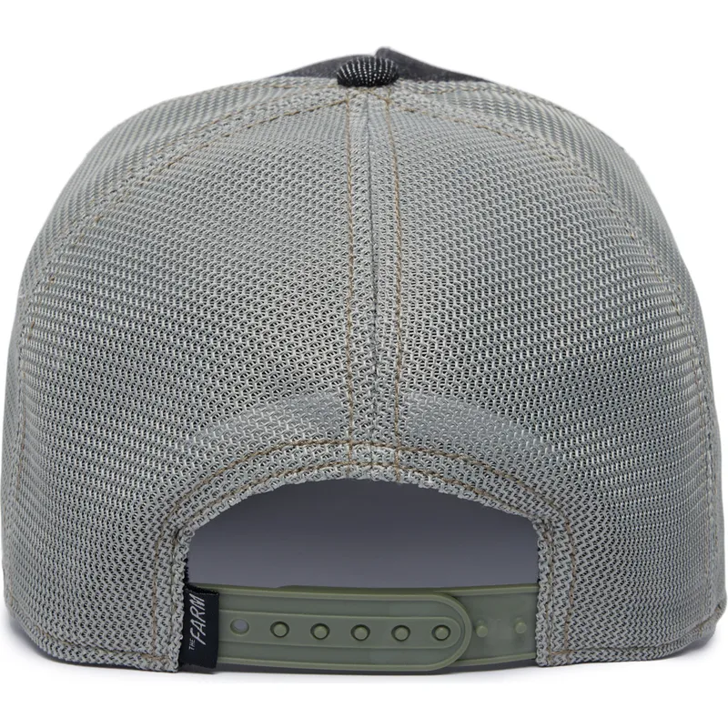 czapka-trucker-czarna-i-szara-owca-silky-sheep-the-farm-silky-roots-goorin-bros