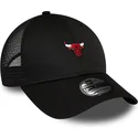 kepure-islenkta-juoda-reguliuojamas-9forty-home-field-chicago-bulls-nba-new-era