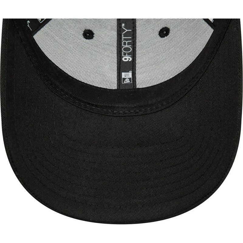 kepure-islenkta-juoda-reguliuojamas-9forty-home-field-chicago-bulls-nba-new-era