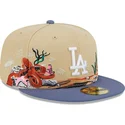 brazowo-niebieska-dopasowana-czapka-z-daszkiem-59fifty-team-landscape-los-angeles-dodgers-mlb-od-new-era