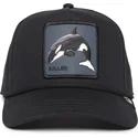 kepure-islenkta-juoda-snapback-killer-whale-100-the-farm-all-over-canvas-the-farm-goorin-bros