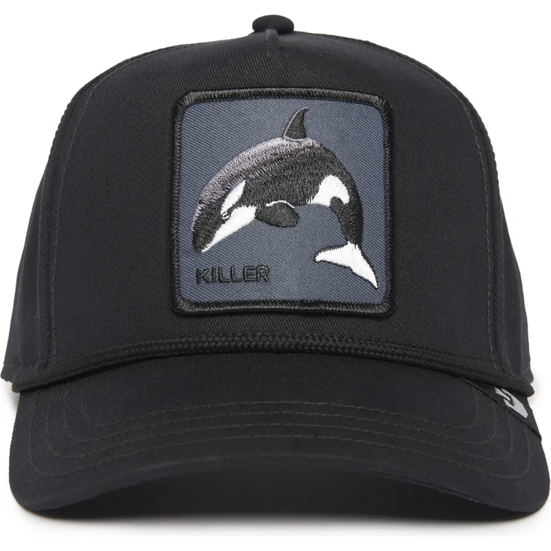 kepure-islenkta-juoda-snapback-killer-whale-100-the-farm-all-over-canvas-the-farm-goorin-bros