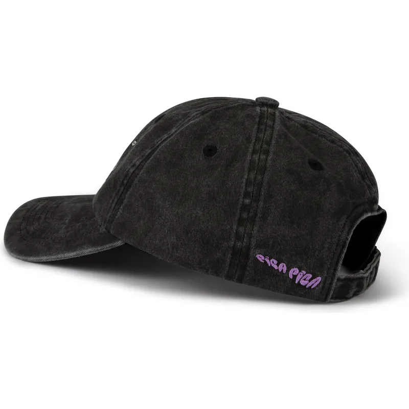 cap-islenkta-black-adjustable-strap-pica-pica cap-islenkta-black-adjustable-strap-pica-pica