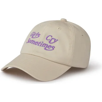 Cap išlenkta beige adjustable strap Pica Pica