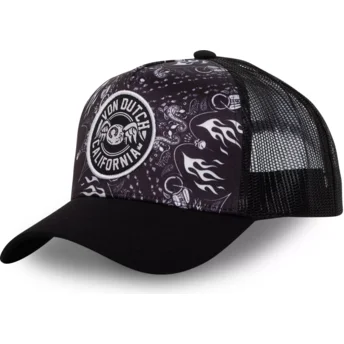 Cap išlenkta black snapback Von Dutch