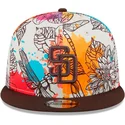 czapka-z-plaskim-daszkiem-wielokolorowa-snapback-9fifty-spring-san-diego-padres-mlb-od-new-era