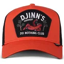 czapka-trucker-pomaranczowo-czarna-do-nothing-club-hft-dnc-sloth-od-djinns